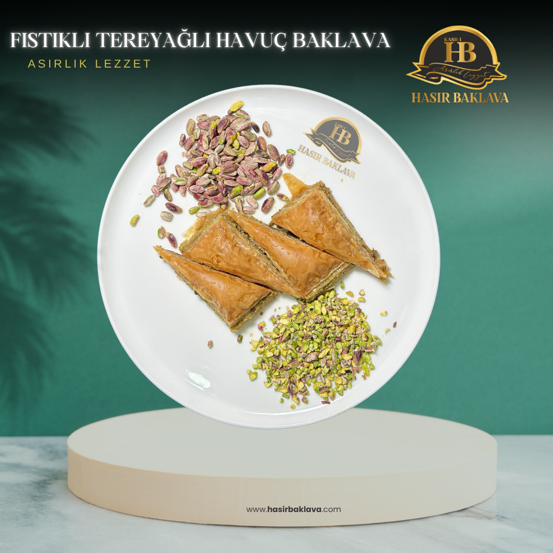 Fıstıklı Tereyağlı Havuç Baklava